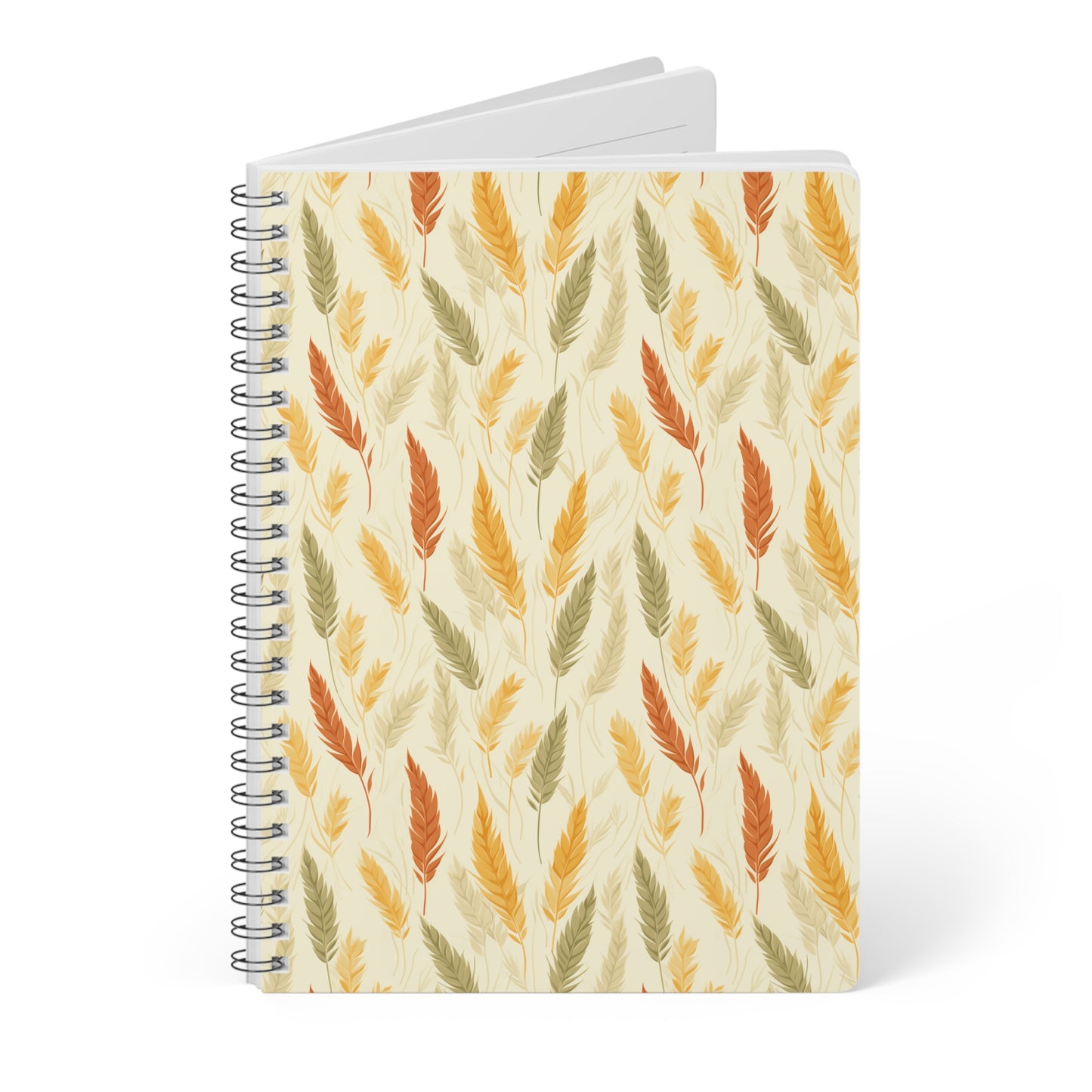 Feather-Woven Wheat Fields: A Naturecore Vision - Notebook (A5)