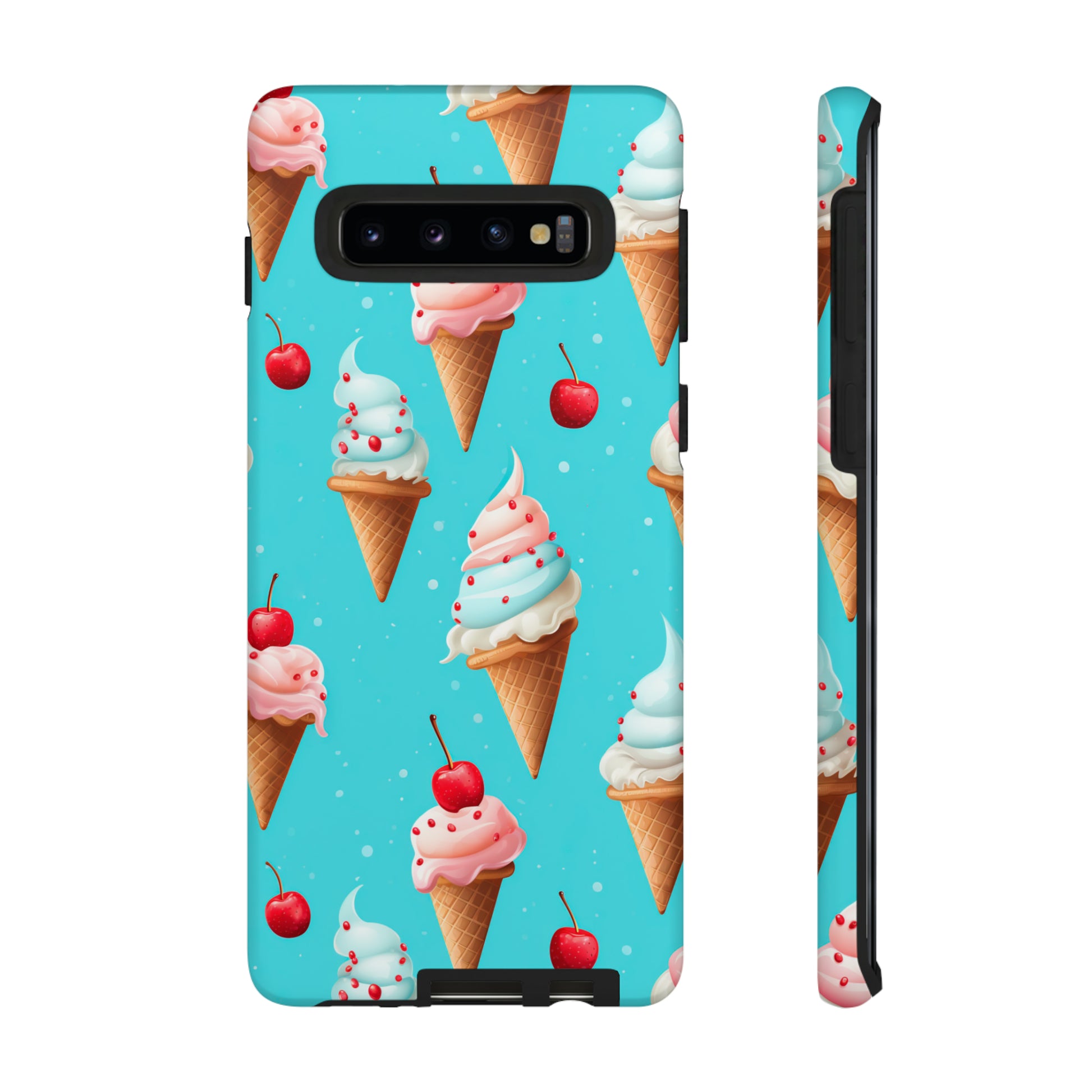 Sundae Funday - Ice Cream Cone Pattern Phone Case - iPhone & Samsung Compatible Phone Case Pattern Symphony   