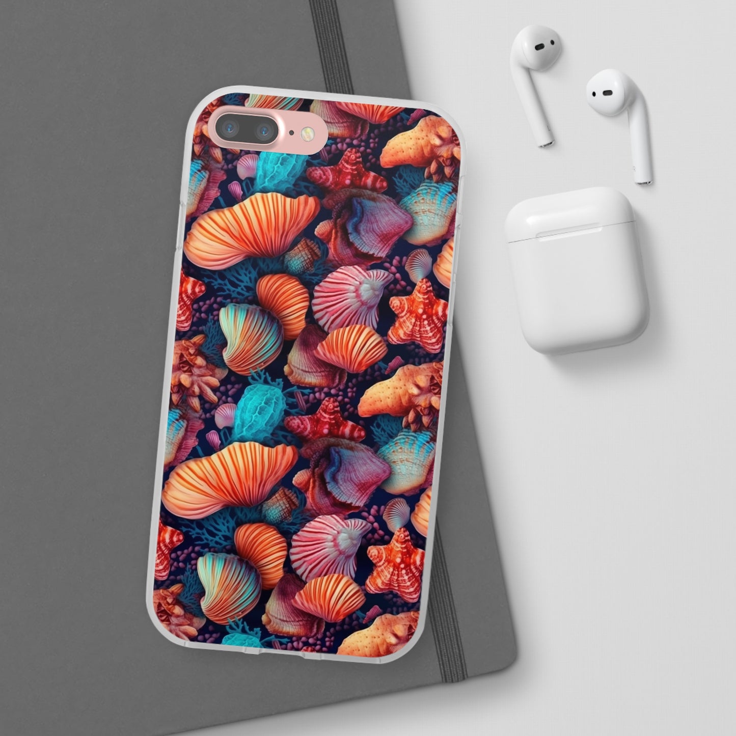 Vibrant Shallow Seascape - Flexible Phone Case Phone Case Pattern Symphony iPhone 7 Plus with gift packaging  