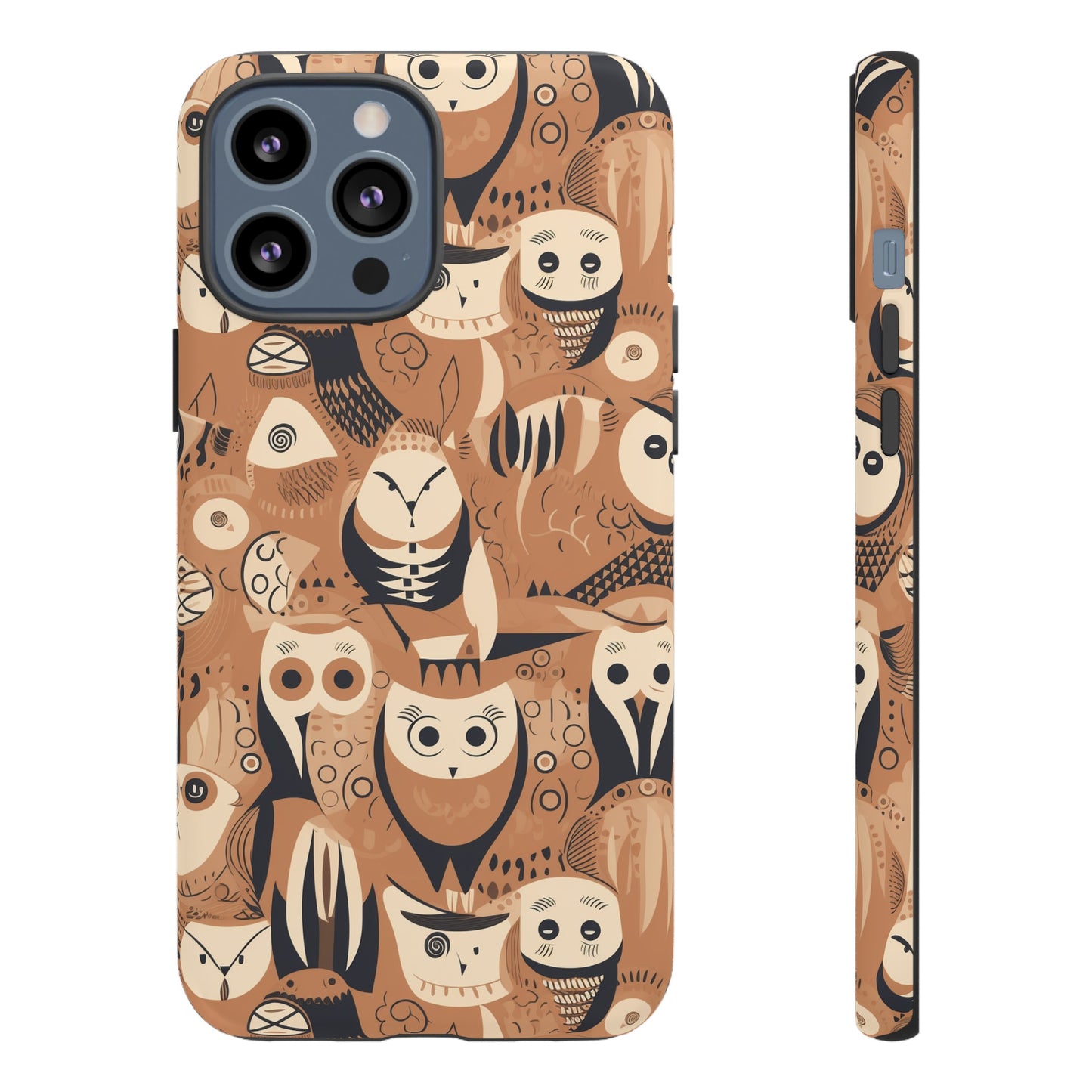 Abstract Owl - Phone Case