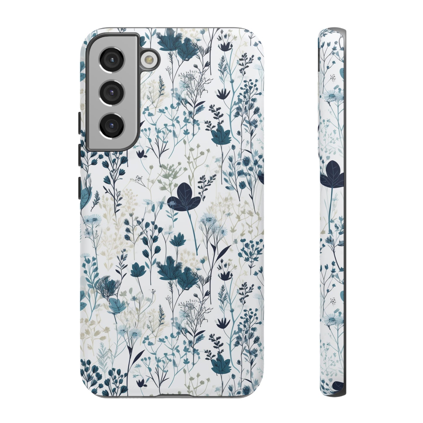 Serene Blue Wildflower - Phone Case