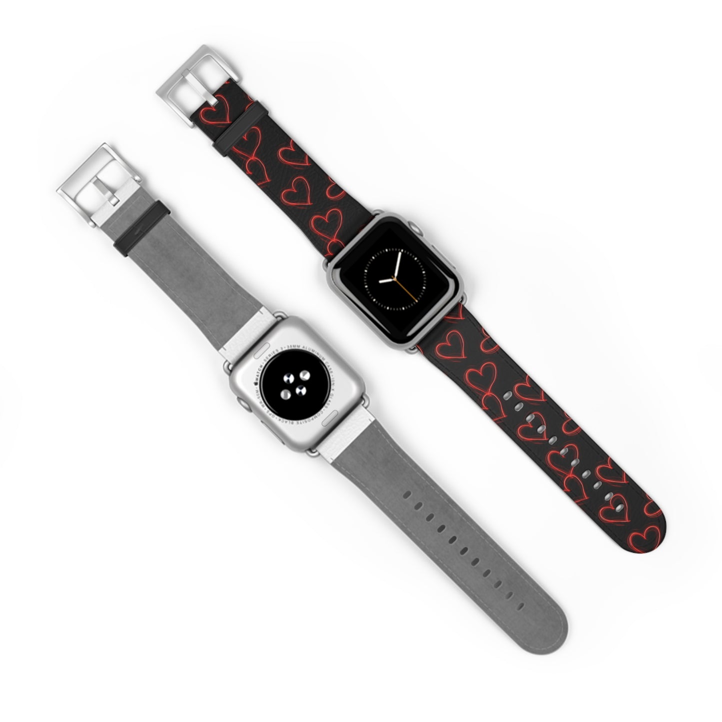 Neon Heartbeat: Fluorescent Flame - Apple Watch Strap