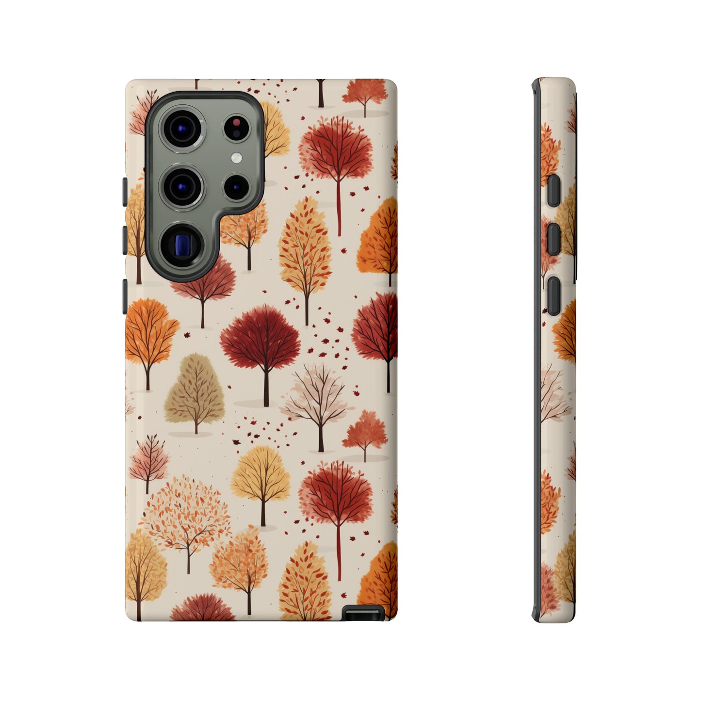 Gradient Grove: Autumn's Diverse Palette - Tough Phone Case