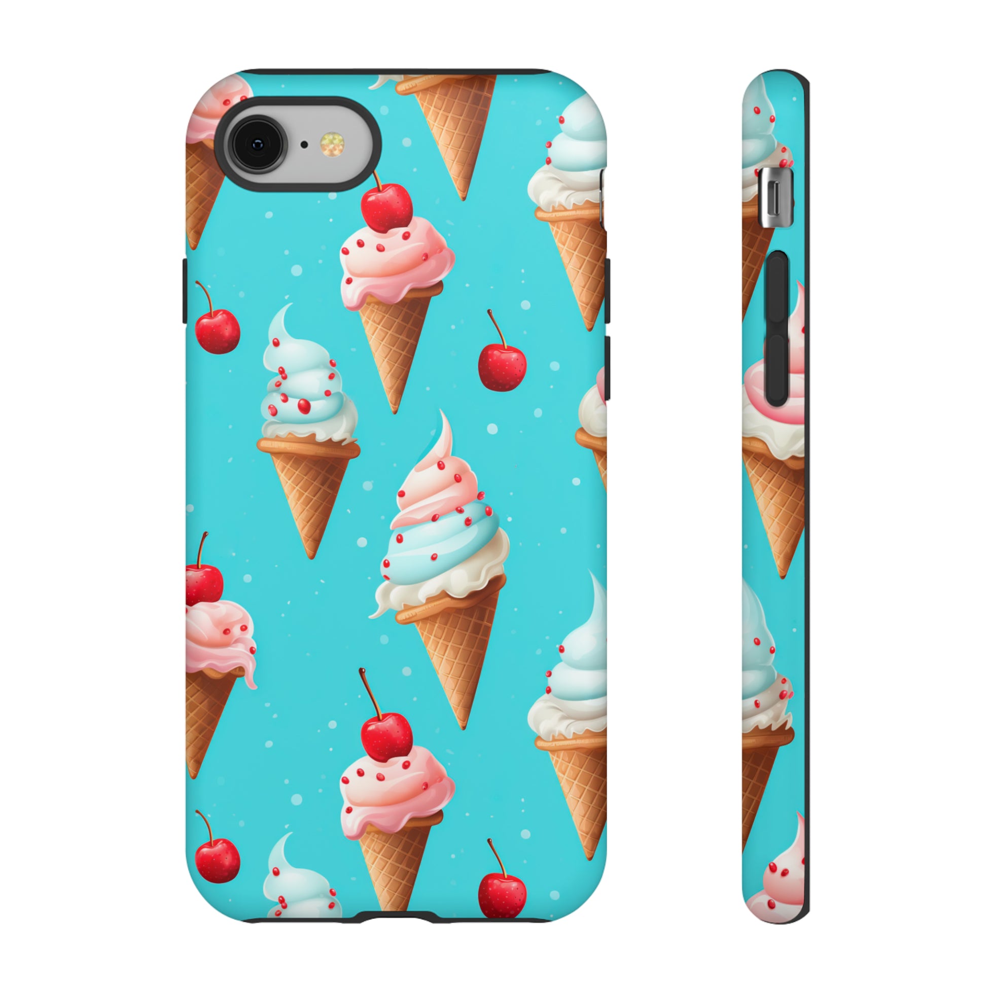 Sundae Funday - Ice Cream Cone Pattern Phone Case - iPhone & Samsung Compatible Phone Case Pattern Symphony   