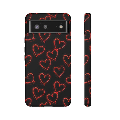 Neon Heartbeat - Phone Case