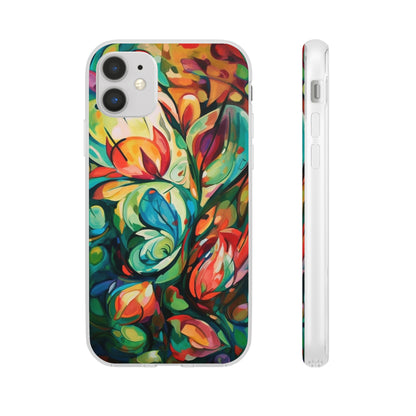 Spring Flourish Phone Case - Artistic Floral Elegance - Spring Collection - Flexi Cases Phone Case Pattern Symphony   