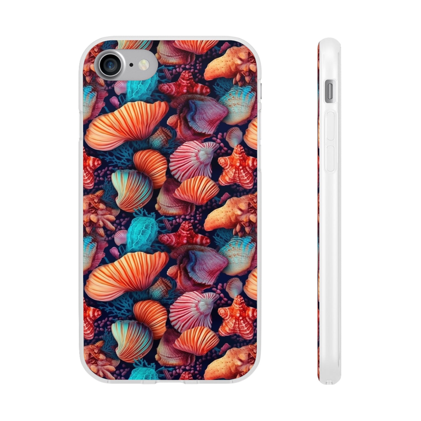 Vibrant Shallow Seascape - Flexible Phone Case Phone Case Pattern Symphony   