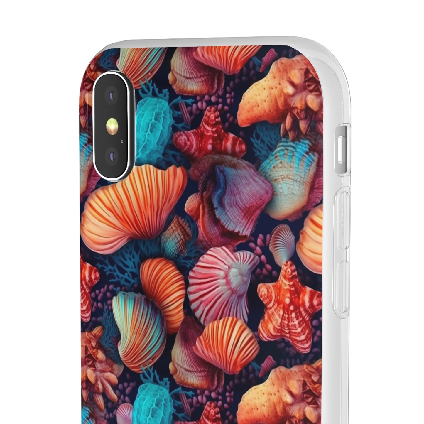 Vibrant Shallow Seascape - Flexible Phone Case Phone Case Pattern Symphony   