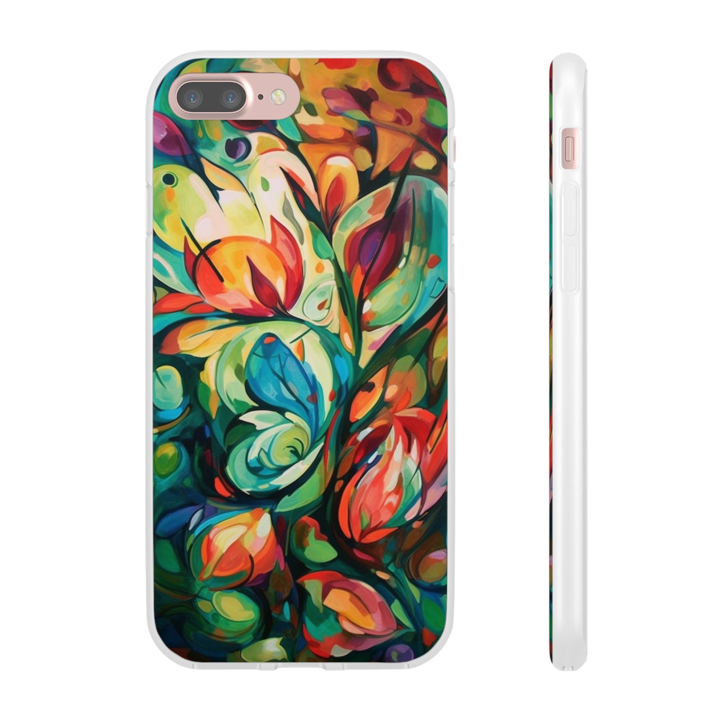 Spring Flourish Phone Case - Artistic Floral Elegance - Spring Collection - Flexi Cases Phone Case Pattern Symphony   