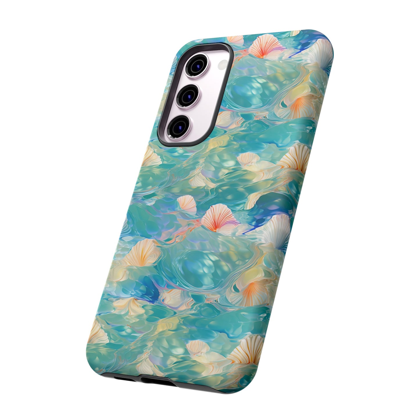 Watercolour Seashell Wonders - Protective Tough Phone Case