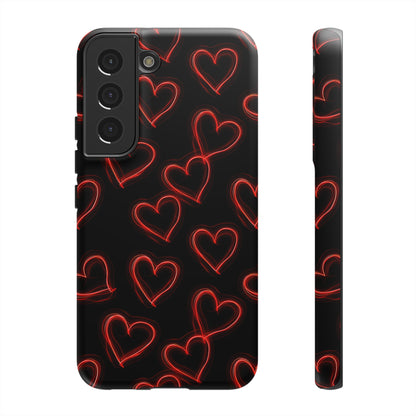 Neon Heartbeat - Phone Case