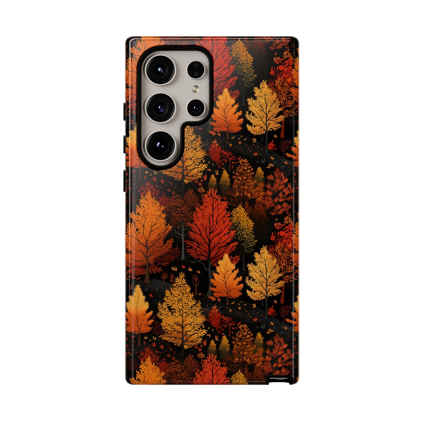 Bronzed Forest: A Chromatic Landscape - Tough Phone Case