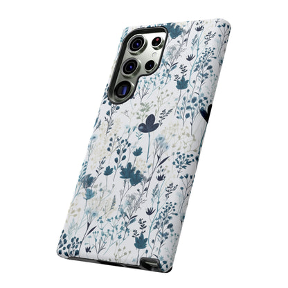 Serene Blue Wildflower - Phone Case