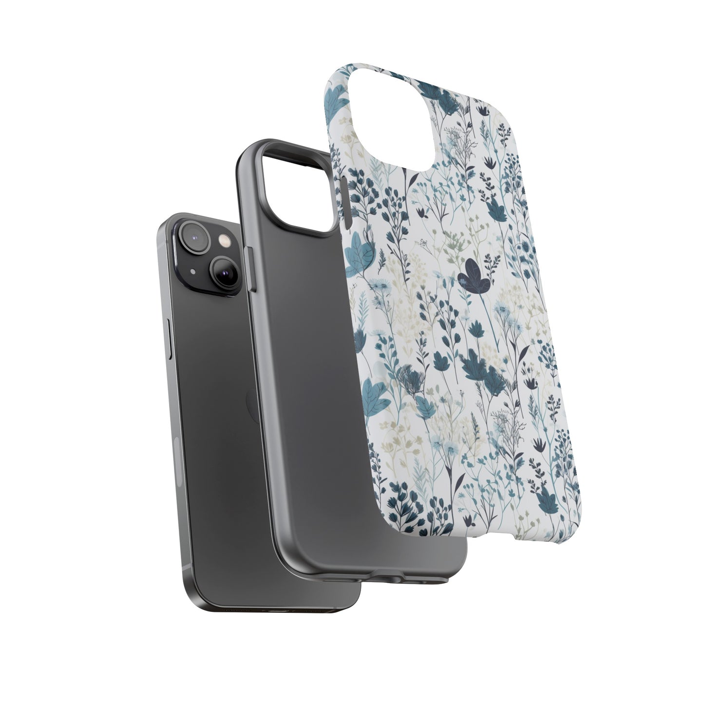 Serene Blue Wildflower - Phone Case