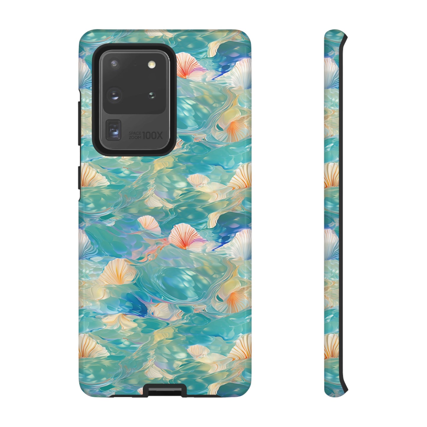 Watercolour Seashell Wonders - Protective Tough Phone Case