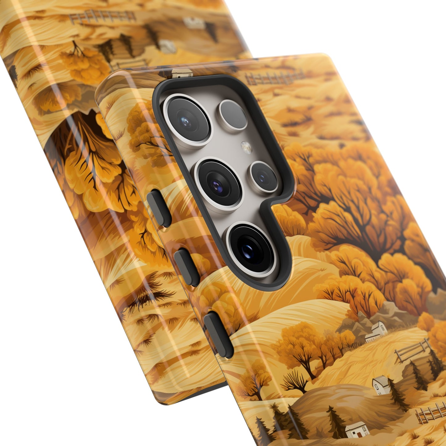 Rural Rhapsody: Early Autumn Farm Tales - Tough Phone Case