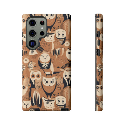 Abstract Owl - Phone Case