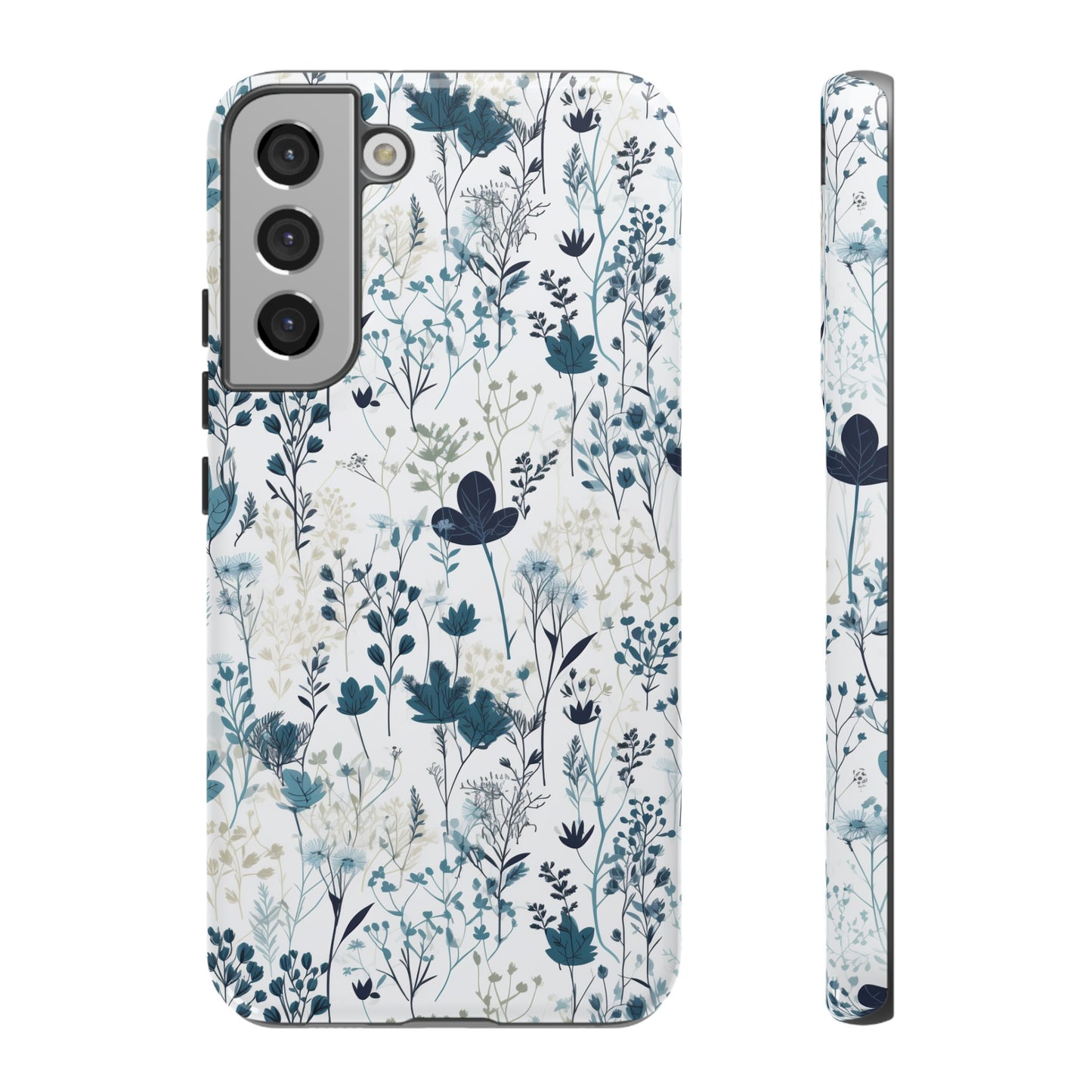 Serene Blue Wildflower - Phone Case