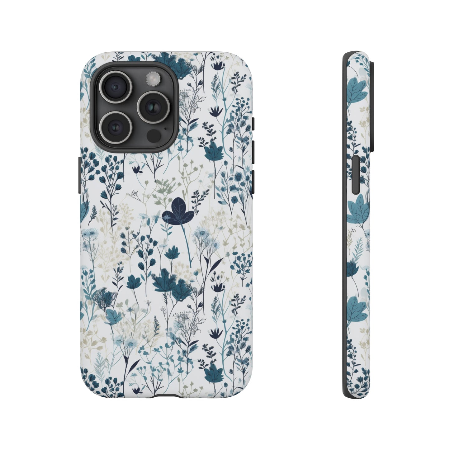 Serene Blue Wildflower - Phone Case