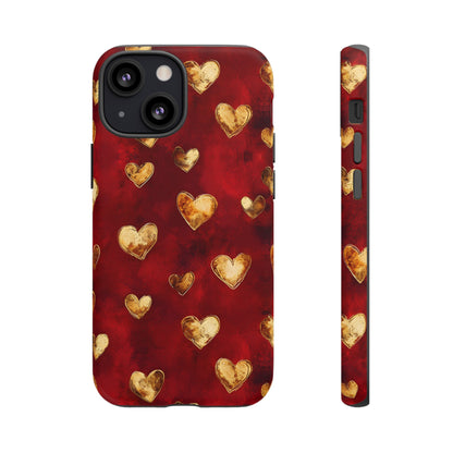 Midas Touch: Gilded Hearts - Phone Case