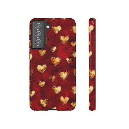 Midas Touch: Gilded Hearts - Phone Case