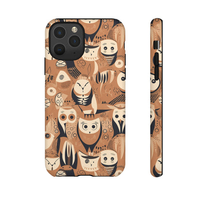 Abstract Owl - Phone Case