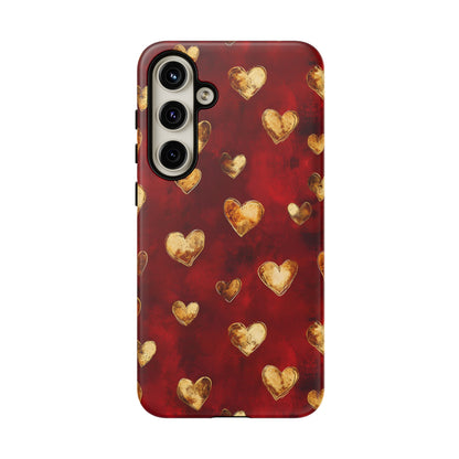 Midas Touch: Gilded Hearts - Phone Case