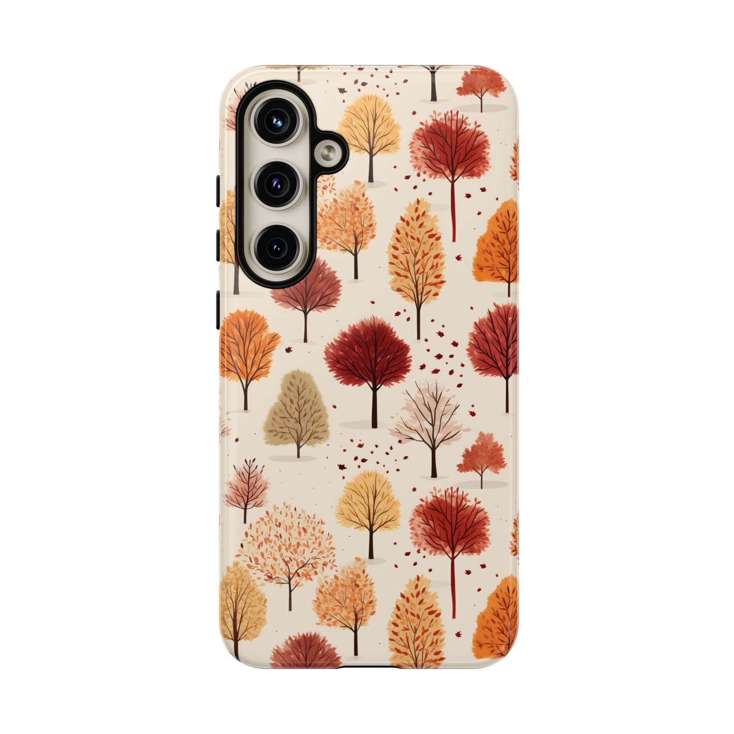 Gradient Grove: Autumn's Diverse Palette - Tough Phone Case