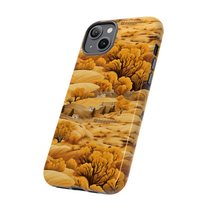 Rural Rhapsody: Early Autumn Farm Tales - Tough Phone Case