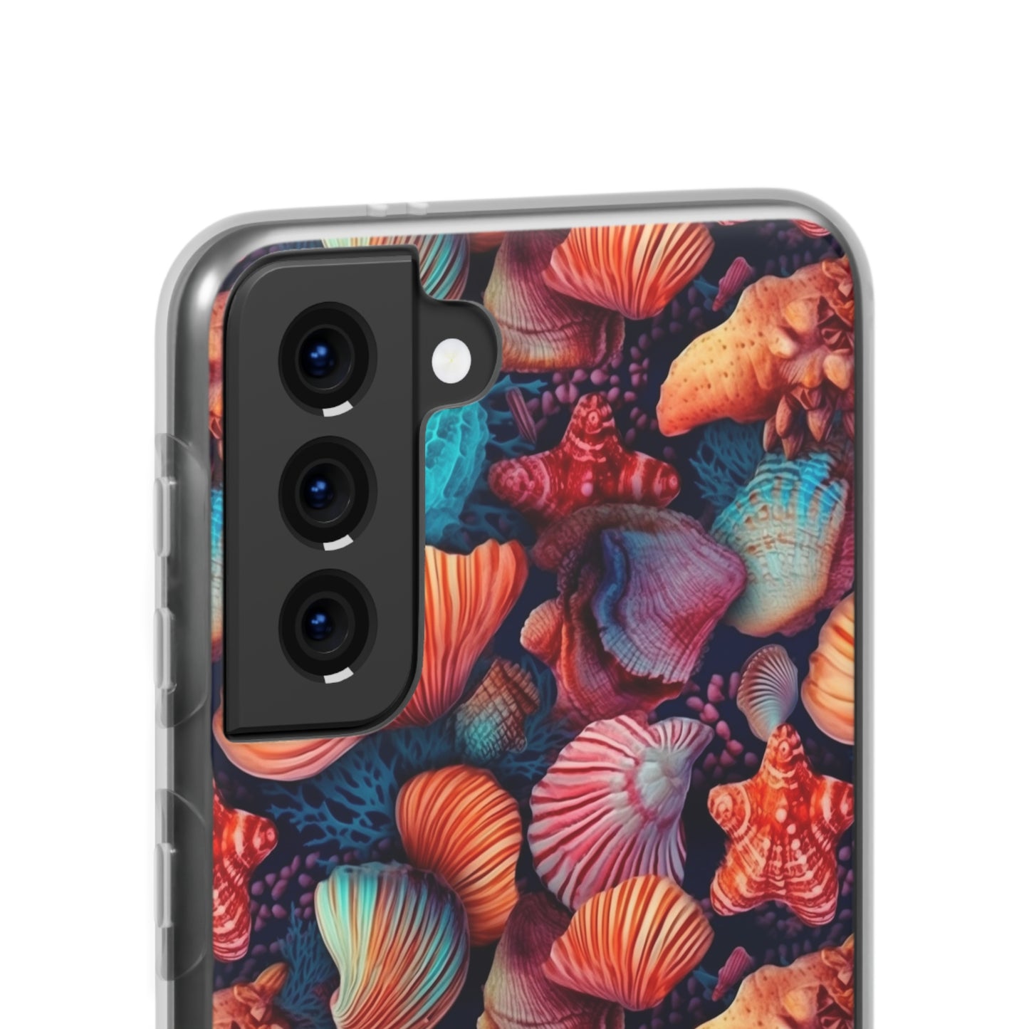 Vibrant Shallow Seascape - Flexible Phone Case Phone Case Pattern Symphony   