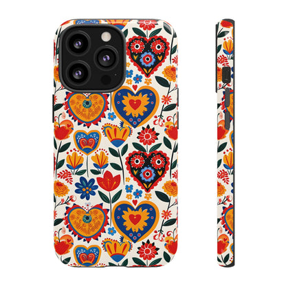 Whimsical Hearts - Phone Case