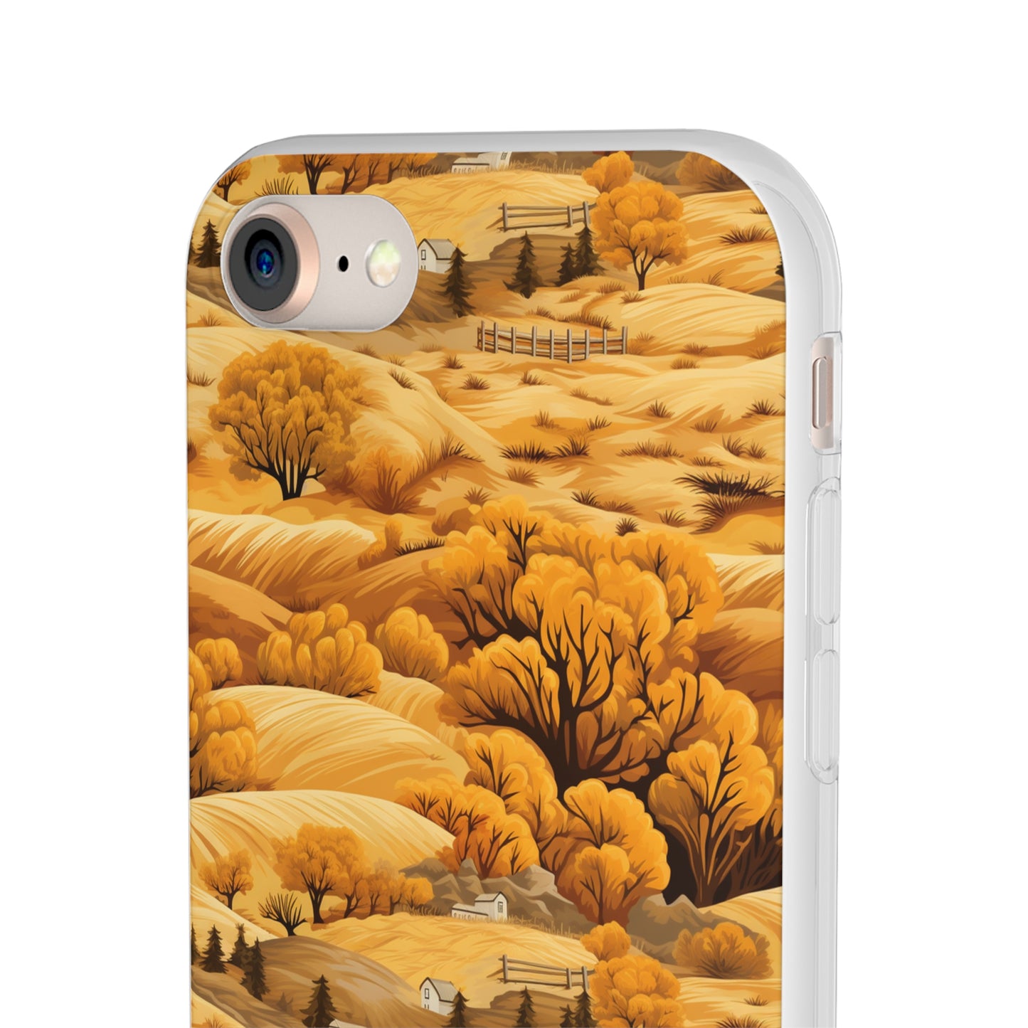 Rural Rhapsody: Early Autumn Farm Tales - Flexible Phone Case