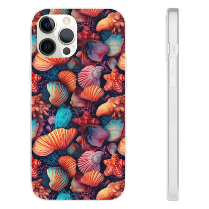 Vibrant Shallow Seascape - Flexible Phone Case Phone Case Pattern Symphony   