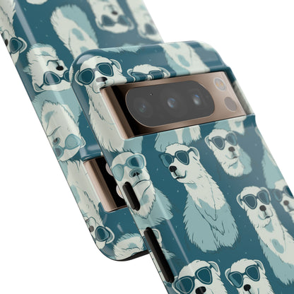 Chillin' Polar Bears Tough Phone Case