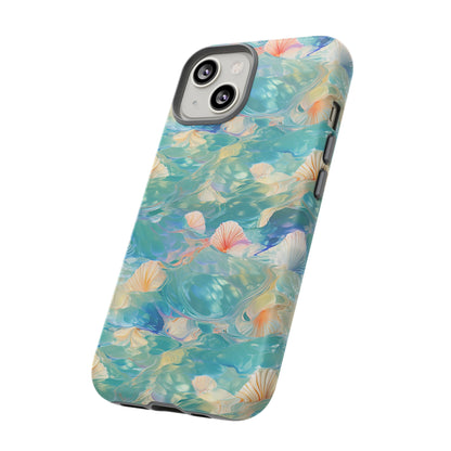 Watercolour Seashell Wonders - Protective Tough Phone Case