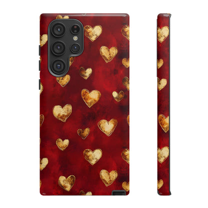 Midas Touch: Gilded Hearts - Phone Case