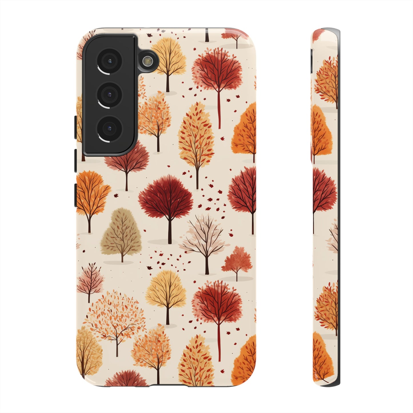 Gradient Grove: Autumn's Diverse Palette - Tough Phone Case