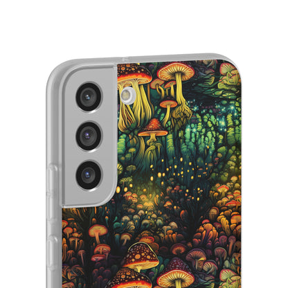 Neon Hallucinations: An Illumulated Autumn Spectacle - Flexible Phone Case