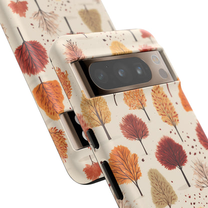 Gradient Grove: Autumn's Diverse Palette - Tough Phone Case