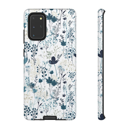 Serene Blue Wildflower - Phone Case