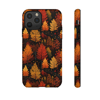 Bronzed Forest: A Chromatic Landscape - Tough Phone Case