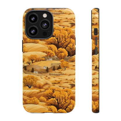 Rural Rhapsody: Early Autumn Farm Tales - Tough Phone Case