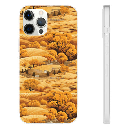 Rural Rhapsody: Early Autumn Farm Tales - Flexible Phone Case