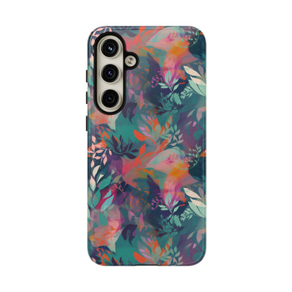 Botanical Bliss - Stylized Abstract Flower Design Tough Phone Case