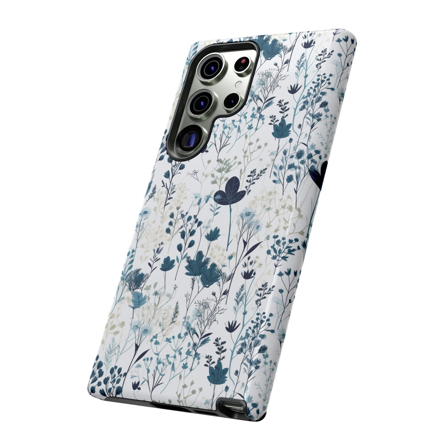 Serene Blue Wildflower - Phone Case