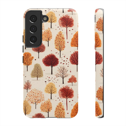 Gradient Grove: Autumn's Diverse Palette - Tough Phone Case