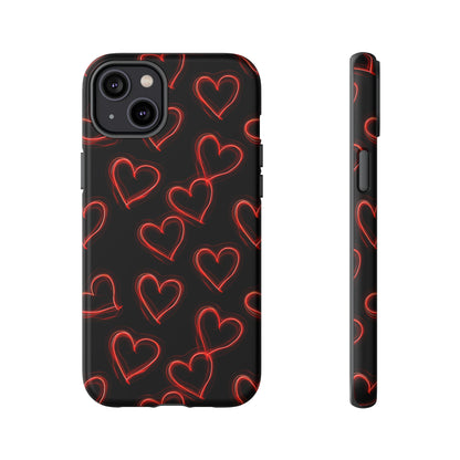 Neon Heartbeat - Phone Case