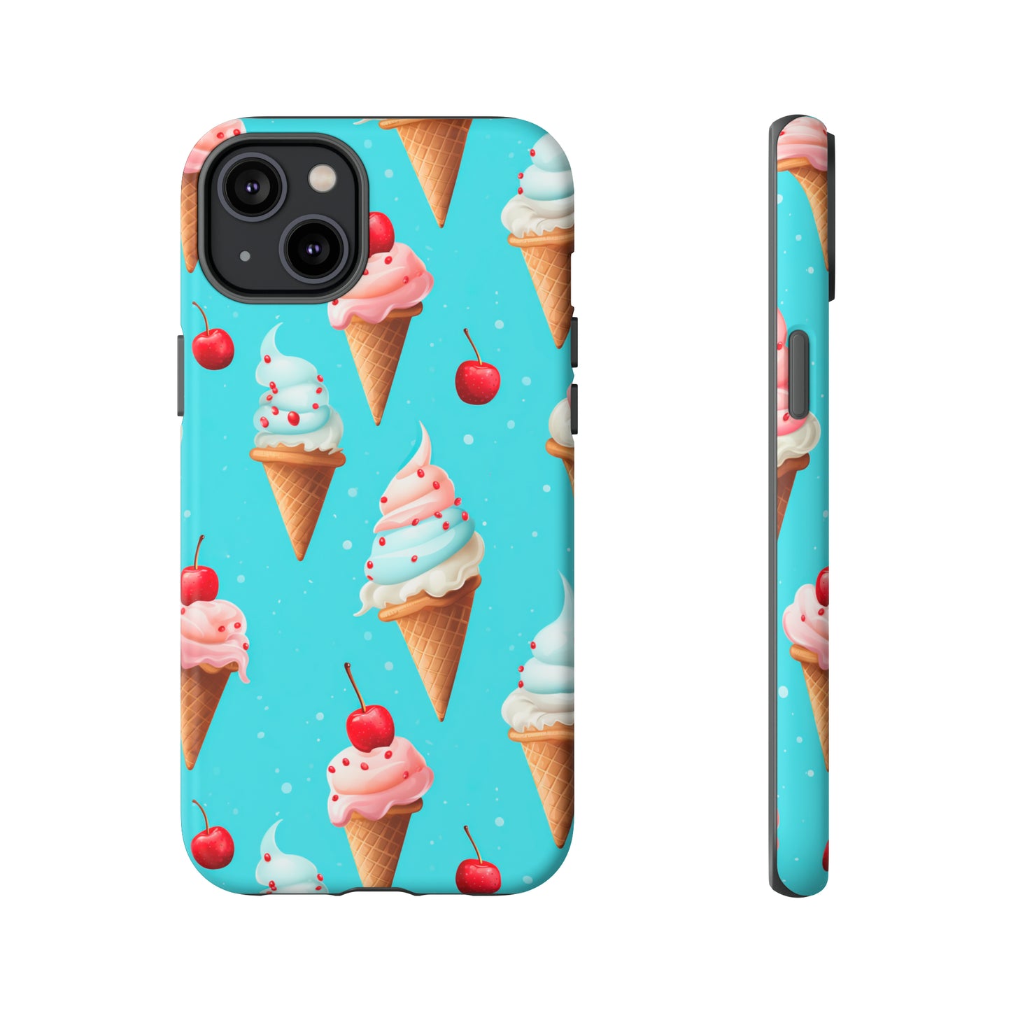 Sundae Funday - Ice Cream Cone Pattern Phone Case - iPhone & Samsung Compatible Phone Case Pattern Symphony   