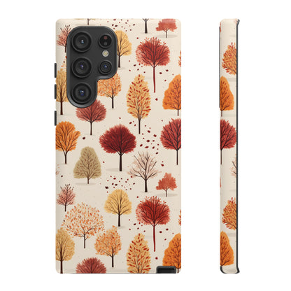 Gradient Grove: Autumn's Diverse Palette - Tough Phone Case