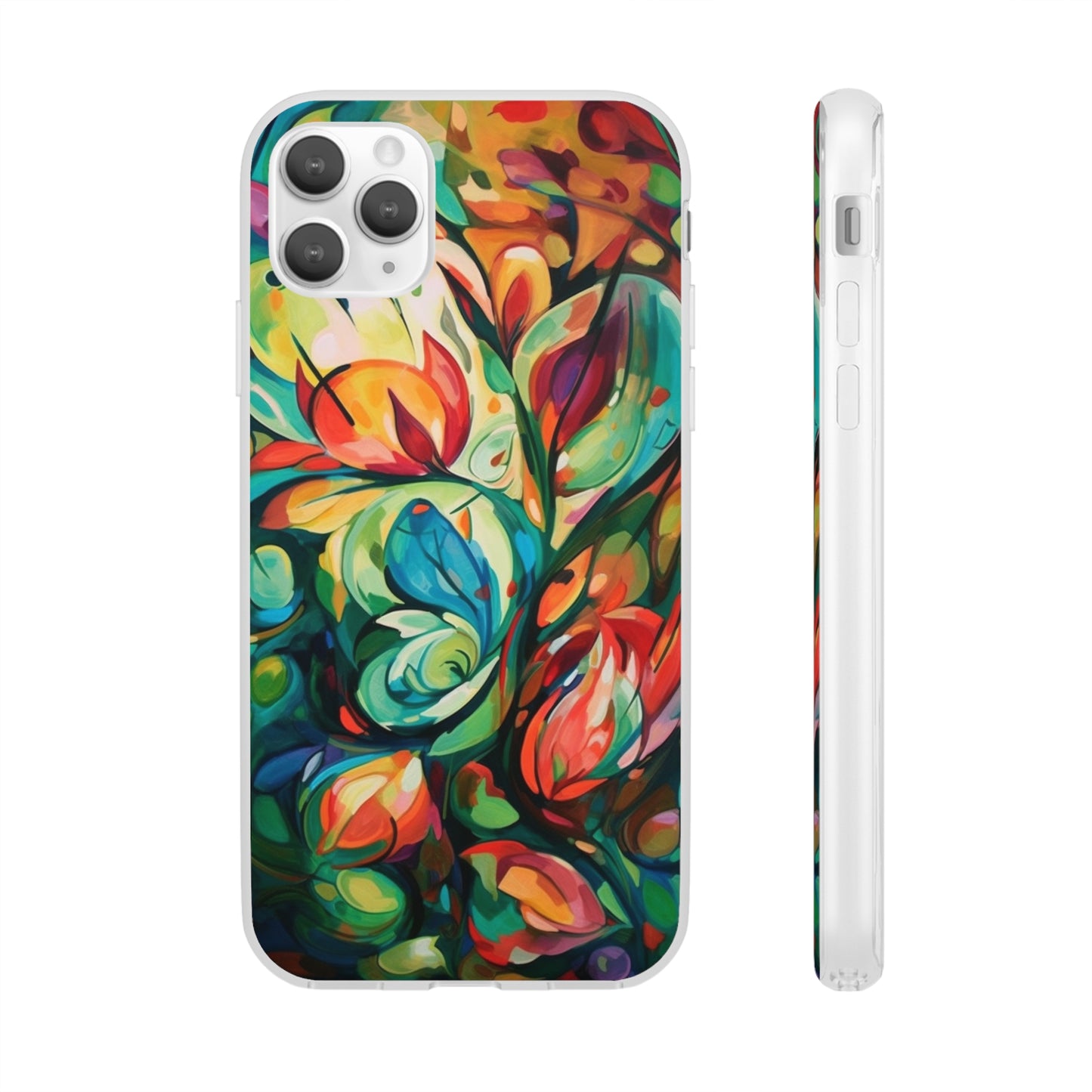 Spring Flourish Phone Case - Artistic Floral Elegance - Spring Collection - Flexi Cases Phone Case Pattern Symphony   